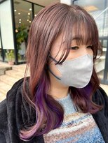 ヘアーアンドエステ ハラダ 滝ノ水店(Hair&Esthe Harada)&nbsp;デザインインナーカラー/ミックスカラー