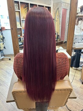 ヘアリゾート リノ(Hair resort Lino) ブリーチなし　春ピンクカラー