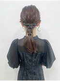 編みおろしローポニー