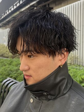 ロンド ローガン 名駅(Lond LOGAN) 【Lond LOGAN亀井】波巻きスパイラル　シャドウパーマ　メンズ