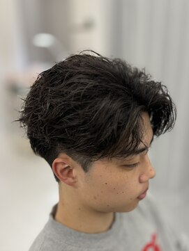 バース 梅田中崎町店(BIRTH) ニュアンスパーマフェザーパーマセンターパートフェザーショート