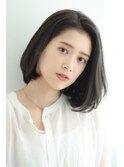 ツヤ感大人重めボブ
