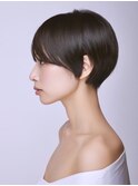 ☆ホワイトグレージュミニウルフデジタルパーマチェリーブラウン