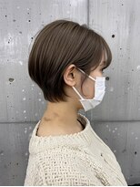 ソラ 鶴見店(sola) 【鶴見】ショートボブ ハンサムショート/グレージュ