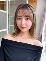 エイミーバイアフロートザガーデン 浦和店(amie by afloat the garden) 顔周りカットで結んでも可愛い◎小顔ボブ【浦和】