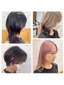 laf  hair ハイライト/髪質改善/白髪ぼかし【4月下旬 NEW OPEN（予定）】の写真/ 白髪は隠さず「活かす」時代へ。デザインカラーで立体感と透明感をプラスし、上品で華やかな仕上がりを♪