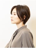 【満足度No.1＊感動イノアカラー】白髪ぼかし×大人ショート元町