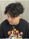MEN’S HAIR/波巻きツイストスパイラル/リバースセンターパート