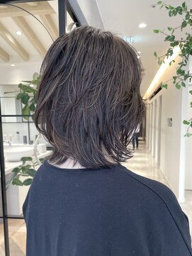 ジ オスカー(THE OSCAR) 【THE OSCAR馬渡】大人の無造作ボブ.ハイライトカラー