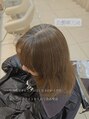 アッシュ 北千住店(Ash)&nbsp;白髪ぼかしハイライト　Before