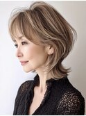 白髪ぼかし脱白髪染め大人レイヤー40代50代60代