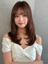 ロンドグロワール 大宮(Lond Gloire)&nbsp;韓国風レイヤーカット/ミディアムレイヤー/ハッシュカット/大宮