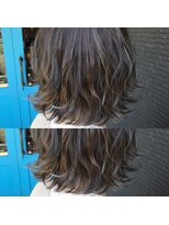 ヘアアンドビューティー クローバー(Hair&Beauty Clover) highlight　×　gray