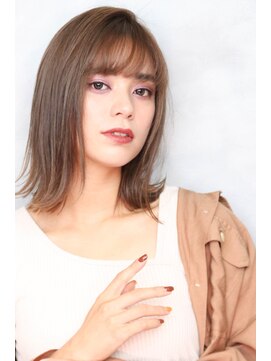 シトロン ブラン(CITRON blanc) シースルー外ハネ　＃くびれセミディ　＃簡単スタイリング