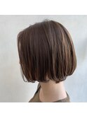 良ボブ！イルミナカラーサファリベージュ！