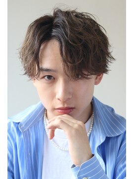 ソイクフ(SOY KUFU) 大人20代30代40代◎MEN’SHAIR波巻き束感マッシュパーマ