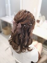 ヘアセットサロン ミント(Hair set salon MINT) ルーズハーフアップ