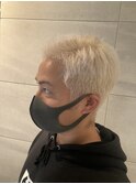 【Lee京橋】ショート×ホワイトベージュ
