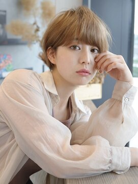 ハーバーズ バイ エムスラッシュ 鎌倉由比ヶ浜(Harbors by M.SLASH) ■鎌倉/マッシュショート/カーキベージュ/マロンベージュ12-1