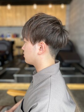 ソイクフ 四条大宮店(SOY-KUFU) 【soy-kufu】MEN'SHAIRマッシュパーマアッシュブラック