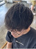 ツイストスパイラルパーマ波巻きスパイラルパーママッシュ