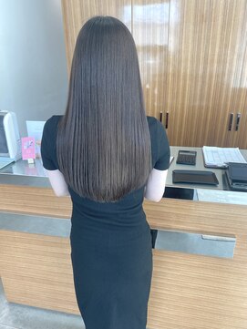 カッツ 駅家店(CUT S) ストレートパーマでサラツヤ〇