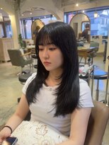 ジーニー 千葉(GENiE)&nbsp;韓国ザクザクレイヤー/顔周り/ブルーブラック