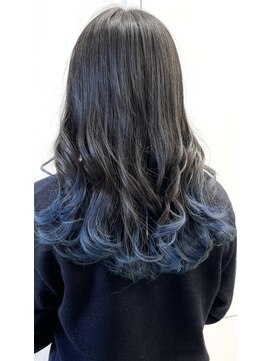 アライブ ハラジュク(ALIVE harajuku) 【ALIVE 夕貴】ブルーグラデーションカラー