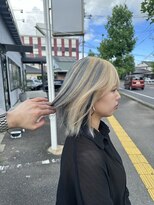 ジルバイジゼル(JILL by GiseL)&nbsp;K_ミルクティーベージュダブルカラーインナーカラーケアブリーチ