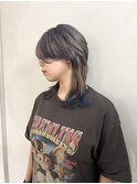 小森谷,黒髪,ボブルフ,ネビージュ,小顔,毛先カラーj13