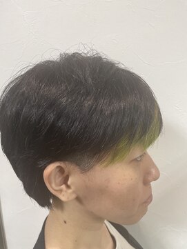 ウシワカマルエムティードット(USHIWAKAMARU MT.) 前髪インナーカラー