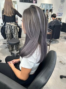 キング 枚方店(K!ng) 縮毛矯正髪質改善ハイライトレイヤーカット枚方美容室エクステ