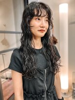 ヴヴ(Bub) ロングパーマ 前髪パーマ 顔周りカット デジタルパーマ 20代