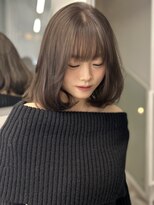 アイシー 表参道(ICY)&nbsp;ショコラブラウン&伸ばしかけおすすめミディアムレイヤー