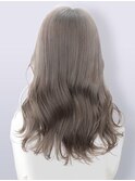 20代30代40代ダブルカラー透明感毛先パーマ肩ライン外ハネ