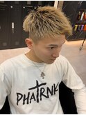メンズハイトーンカラー/ホワイトベージュ/ブリーチカラー
