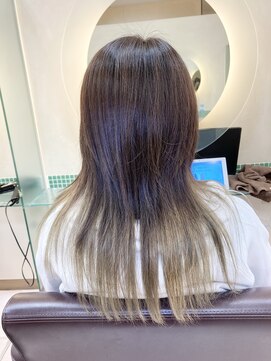 松本平太郎美容室 土浦パートワン(PART1) ロングレイヤーインナーカラー　20代30代40代50代60代 土浦