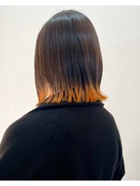 サクラ オモテサンドウ(SAKURA)&nbsp;地毛から自然に繋がる裾カラー 推しカラー 表参道