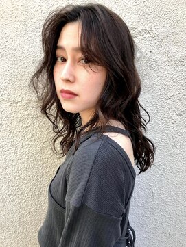 ロフティー 清澄白河(LOFTY) 巻き髪/前髪長め/ミディアム/清澄白河/錦糸町/20代30代40代