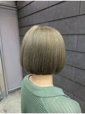 オリーブベージュ*ショートボブ