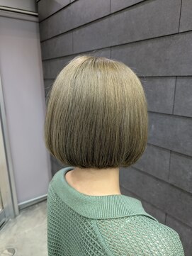 エント(ent) オリーブベージュ*ショートボブ