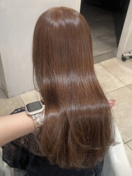 ザックラフィネ(ZACC raffine) 縮毛矯正/ストレート/ブリーチなしカラー/ベージュカラー