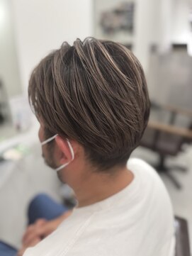 バース 梅田中崎町店(BIRTH) メンズハイライトバレイヤージュメッシュ