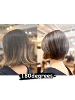 ワンエイティーディグリース 中目黒(180°One Eighty Degrees.) 【海外ヘア/ハイライト/ブリーチ/髪質改善/髪質改善カラー】