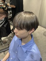 テクト バイアッシュ 吉祥寺店(Tect by Ash)&nbsp;刈り上げなしラウンドマッシュ前髪2wayシルバーグレージュ