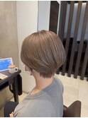 ショート/ベージュカラー