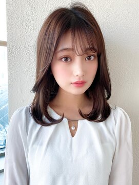 ラルユー 金山(LallYou) 外ハネウルフフェイスレイヤー結べるボブ美髪