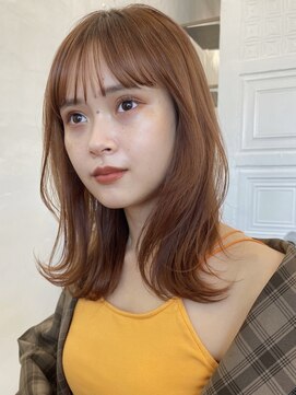 ガーデントウキョウ(GARDEN Tokyo) ミディアムレイヤー/ココアベージュ/暖色カラー/小顔