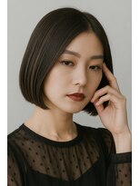 ヘアーディープ(hair deep)&nbsp;切りっぱなしボブ×ハイライトonカラー