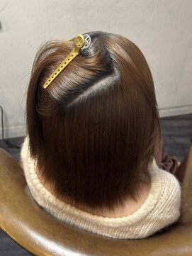 リタッチ美髪縮毛矯正【カミケン方木田/福島】